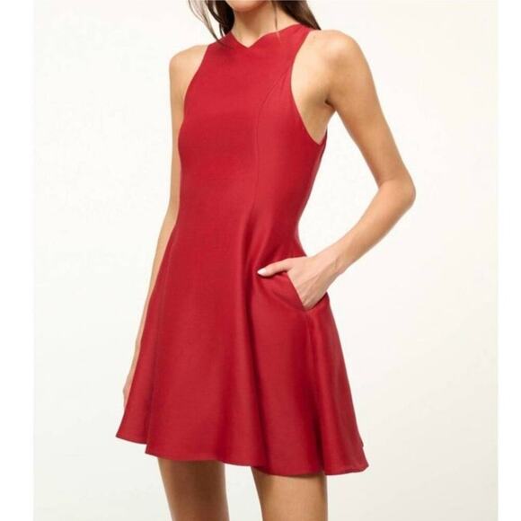 STAUD Mini Heike Dress Size 6 - Picture 2 of 7